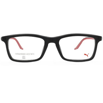 PUMA l 沉著冷靜長方框眼鏡 熱情黑