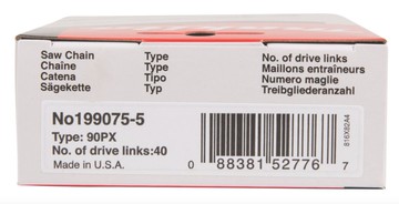 MAKITA 牧田 199075-5 10"鏈條 (90PX-3.8"-40-1.1mm)