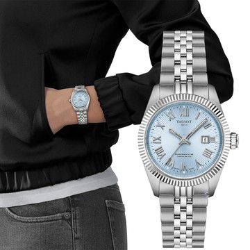 TISSOT 天梭 官方受權 Ballade系列 天文台認證 時尚機械錶 女錶-T1562081135300