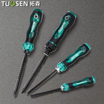 拓森 棘輪兩用螺絲起子 修長款【酪旅子】伸縮兩用 磁性 十字螺絲起子 一字螺絲起子 螺絲刀【1825】