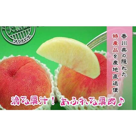 ふるさと納税 ＜滴る果汁とあふれる果肉が自慢＞香川産の桃 4kgセット 香川県坂出市