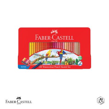 【Faber Castell】紅色系 265周年100色水性色鉛筆/鐵盒(原廠正貨)