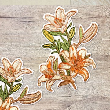 【刺繡布貼】Flower Series - Lily 百合