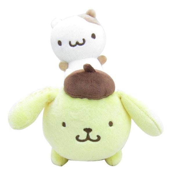 ポムポムプリン　ぬいぐるみ　クローバー　ムニュムニュ　L ポムポムプリン ムニュムニュ (ぬいぐるみ) L うつぶせ | LINE
