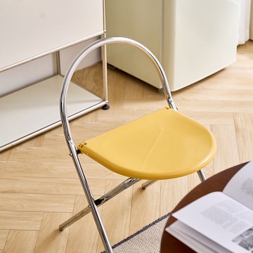 【臺灣公司 可打統編】免運 折疊椅 中古风糖果折叠凳设计师网红便携式收纳折叠椅子简约现代家用餐椅 可開發票 全館五折 工廠現貨直銷 新品特價 m10024