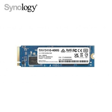 Synology 群暉 原廠企業級固態硬碟 SNV3410 400G PCIe 3.0 NVMe M.2 2280 SSD (SNV3410-400G)