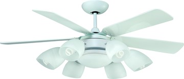 穩帝仕-藍山型-60吋燈扇/白色/18083