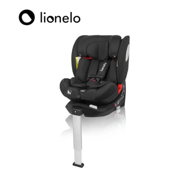 Lionelo Braam Air i-Size 0~12歲長效瞬冷型嬰幼童汽座-典雅黑｜安全座椅｜空冷式 360旋【六甲媽咪】