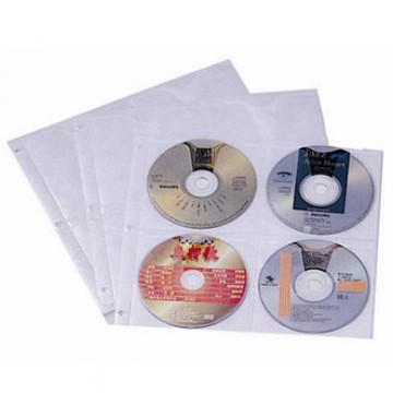 雙鶖 8片裝 CD內頁 保存袋 CD-5007 (10入/包) (五孔)【APP滿額下單10%點數(單一帳號最高5000點)】1/31止