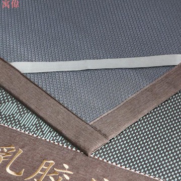 夏季新款乳膠冰藤涼蓆三件式1米8床防滑冰絲藤席可折迭空調軟席子