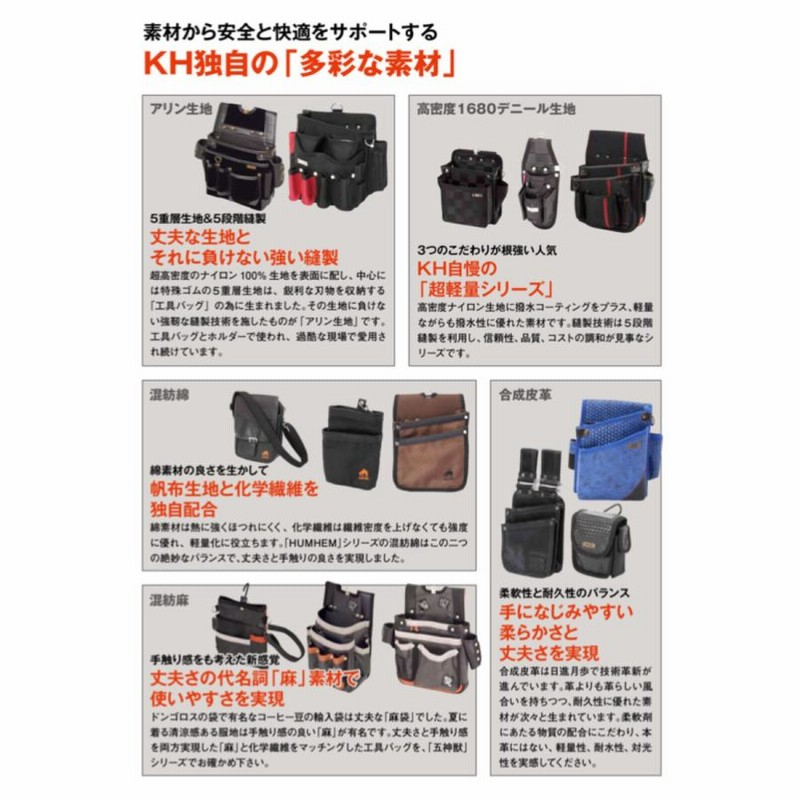 KH 基陽 HELLO KITTY ハロー キティ KT 08 P 腰袋 工具 袋 道具