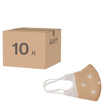 易廷 清新宣言 醫用口罩 幼幼(95 x 95mm)  10片  1包  印刷溫暖春陽日