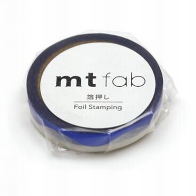 カモ井加工紙 マスキングテープ mt fab 箔押しテープ ウェーブ テープ幅7mm×3m巻き mtHK1P16