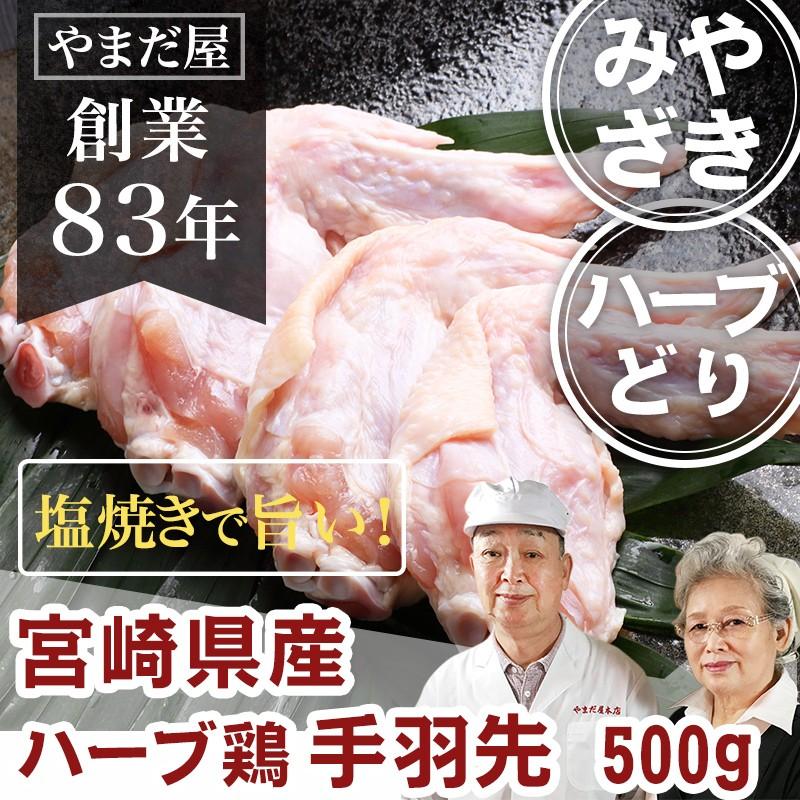 ブランド鶏 国産 手羽先 500g 約8〜9本 鹿児島県産 宮崎県産   銘柄鶏 ハーブ鶏 地鶏 鶏肉