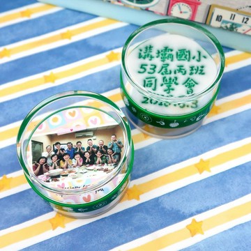 【好久不見同學會禮品】照片雙面沙漏紙鎮