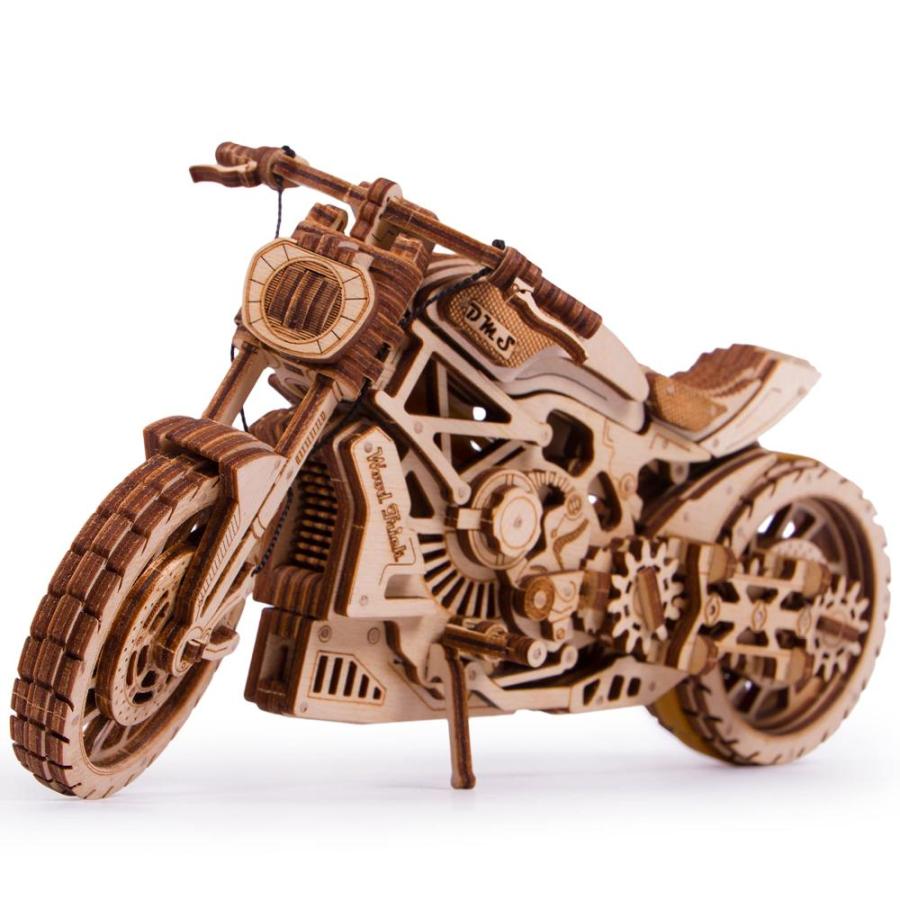 Wood Trick ウッドトリック モーターバイクDMS 自走する3Dウッドパズル