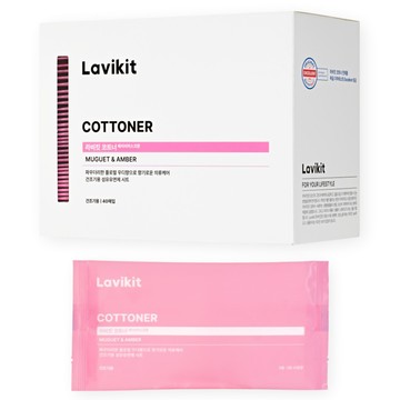 LAVIKIT Cottoner 嬰兒麝香香氛乾式衣物柔軟精  40片  1個
