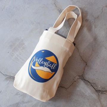 運動魂排球飲料袋/可放置一般飲料杯/胖胖杯/冰壩杯