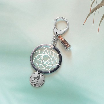 【限量】星座系丨摩羯座 聖誕禮物 Handmade 捕夢網吊飾 鑰匙扣