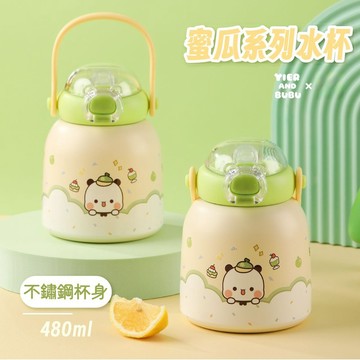【台灣出貨】一二布布保溫杯 可愛杯吸管 開蓋杯子 不鏽鋼杯 保溫杯 冬天保溫杯 一二布布