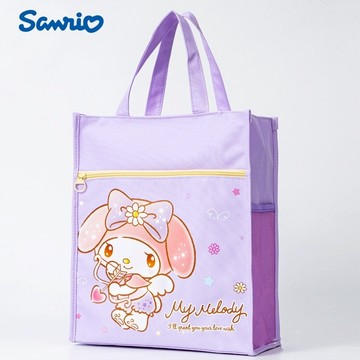 三麗鷗學習袋 可愛卡通兒童手提袋 庫洛米 美樂蒂 大耳狗提袋 補習袋 包包