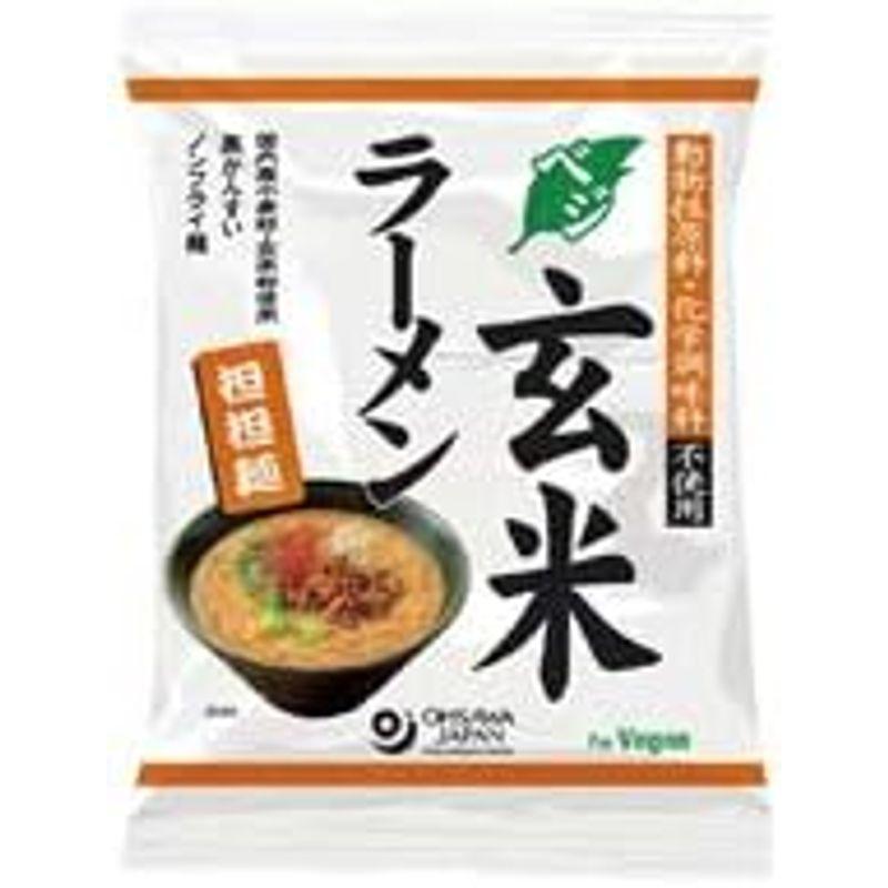 オーサワ オーサワのベジ玄米ラーメン(担担麺) 132g(うち麺80g) 20袋