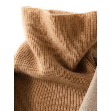 福利羊絨衫女高領套頭簡約毛衣常規款羊毛針織打底衫內搭秋冬