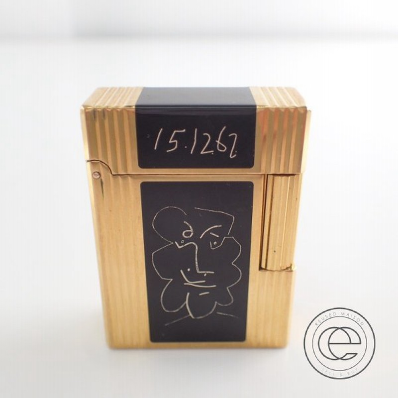 S T Dupont エス テー デュポン Dp Ligneライン1s ピカソ ガスライター ゴールド ブラック 通販 Lineポイント最大0 5 Get Lineショッピング