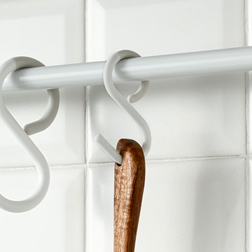 日本 霜山 防掉型多功能S型掛勾(小)-9入-多色可選 - 灰