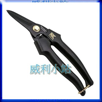 【威利小站】日本製 FUJIYA 富士箭 FM04-180N-BG 超輕量電工剪刀 電纜剪 鋼絲剪 黑金