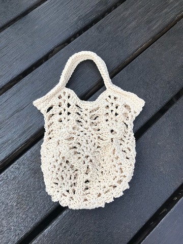 Aprilnana 編織購物袋 環保飲料提袋