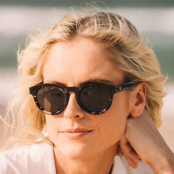 [ROSIE ALLAN] ROMA款 茶琥珀 時尚太陽眼鏡