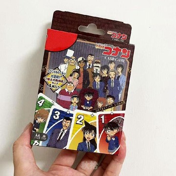 臺灣出貨💖uno名偵探柯南優諾桌遊紙牌112張聚會派對宿舍娛樂用品節日送禮