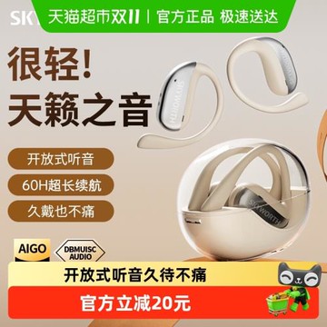 創維Skyworth Open lite D1 藍牙耳機掛耳式開放不入耳騎行專用