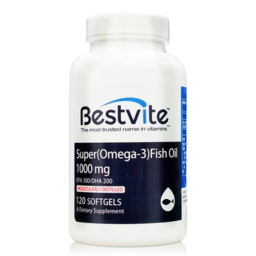 Bestvite 超級OMEGA-3魚油1000mg膠囊1瓶 (120顆)