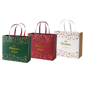 聖誕頌歌 禮品袋 多尺寸 收納袋 手提袋 折疊 紙袋 提袋 禮物袋購物袋 耶誕禮物 聖誕節【BlueCat】【RXM0549】