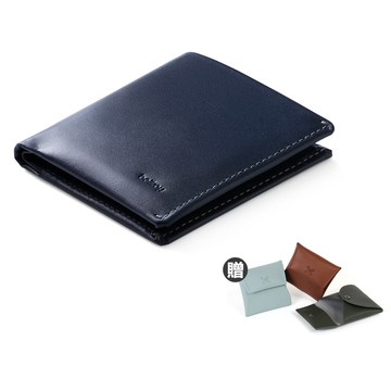 Bellroy Note Sleeve 系列真皮直式零錢短夾 -海軍藍