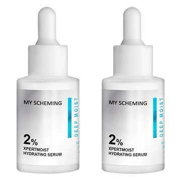 MY SCHEMING 我的心機 2%冰河醣蛋白晶透水潤精華  30ml  2瓶