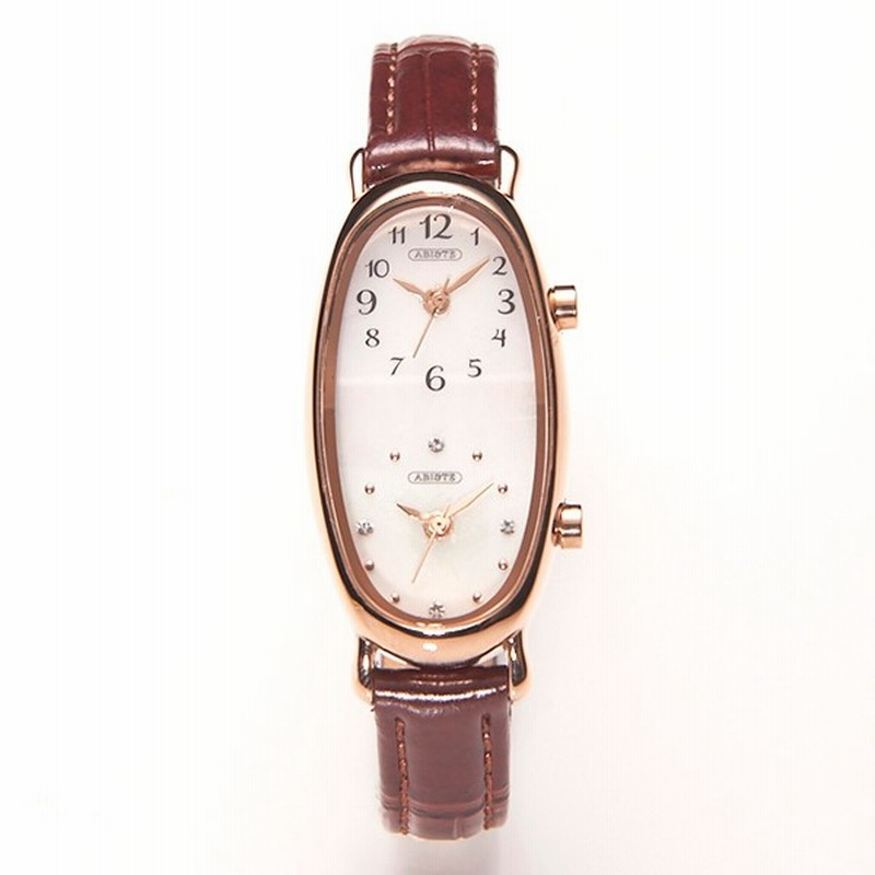 アビステxjalショッピング オーバルデュアルタイムウォッチ ブラック レディース 時計 アクセサリー ブラウン 通販 Lineポイント最大1 0 Get Lineショッピング