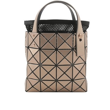 ISSEY MIYAKE BAO BAO LUCENT BOXY 4X4 迷你金屬色手提包(橘色)