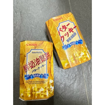 韓國🇰🇷CROWN 皇冠 鮮奶油鬆餅 鬆餅餅乾142g 棉花糖麥仁-焦糖風味 皇冠 甜麥仁 74g 韓國奶油鬆餅 華夫餅