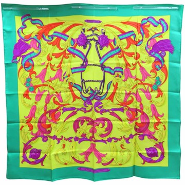 【二手名牌BRAND OFF】HERMES 愛馬仕 多種顏色 Le Mors a la Conetable 絲綢 絲巾 90*90