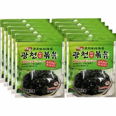韓国ふりかけのり70ｇｘ10個入