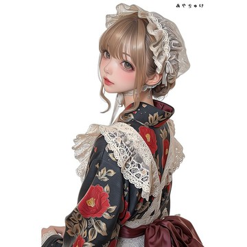 【9 月新品】07-144-0052 人物貼紙 幻想復古浪漫茶館
