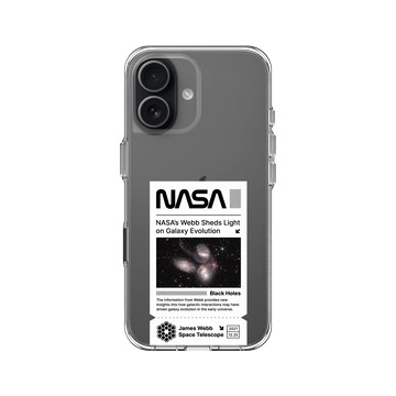 iPhone 17 Clear Case（相機按鈕） 透明 - NASA - NASA's Space Telescope - Stephan's Quintet