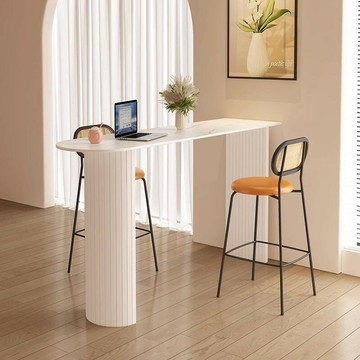 免運 公司貨 吧台桌椅組 站立桌 輕奢巖板吧臺桌 家用客廳廚房邊隔斷吧臺陽臺靠墻埡口小戶型高腳桌  可開發票 全館五折 工廠現貨直銷 新品特價 z11081