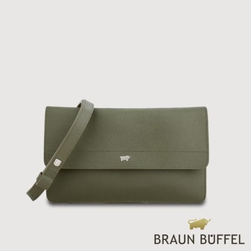【BRAUN BUFFEL】依雅娜-A 萬用包-海藻綠(德國小金牛台灣總代理)/BF872-713-SP