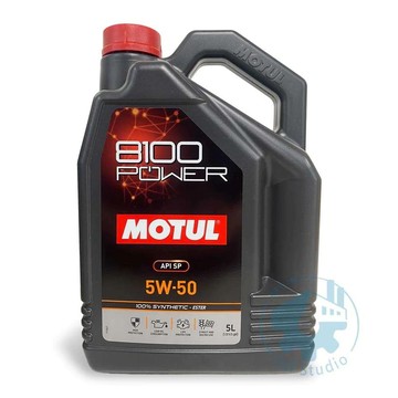 《油工坊》MOTUL 8100 POWER 5w50 全合成 SP 酯類 公司貨 5L