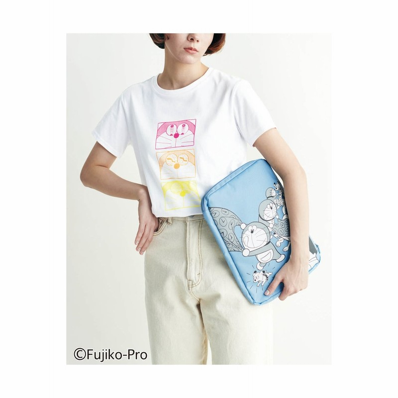 ドラえもん いろんな表情が楽しい プリントtシャツ フェリシモ Felissimo 通販 Lineポイント最大10 0 Get Lineショッピング