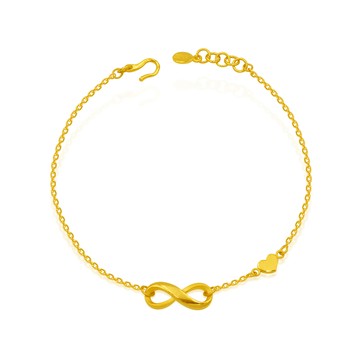 【預購】今生金飾-無限永恆黃金手鍊（TTA038） -下單後7個工作天依序出貨